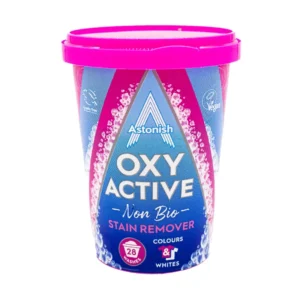 Astonish Oxy Active Non Bio Odstraňovač škvŕn (625 g) – Efektívne riešenie pre žiarivo čisté prádlo