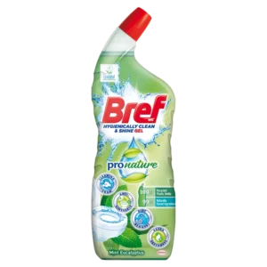 Bref ProNature Mint & Eucalyptus WC čistič, 700 ml