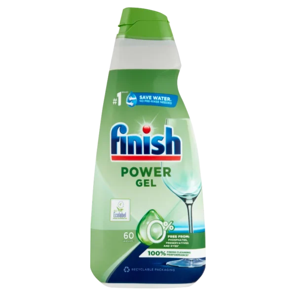 Finish 0_ Power Gél – Ekologický gél do umývačky riadu (900 ml)