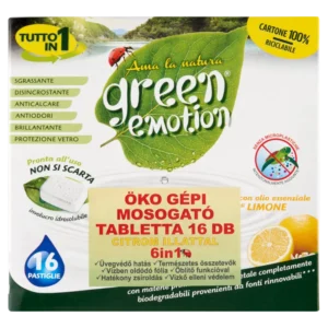 Green Emotion Ekologické tablety do umývačky riadu 6 v 1 – Citrónová vôňa (16 ks, 288 g)