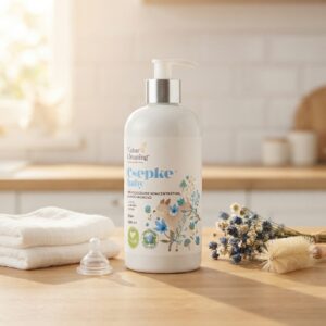 Hypoalergénny prostriedok na detské flaše, cumlíky a riad (500 ml)