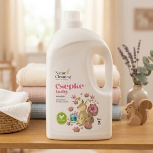 Detský prací gél Natur Cleaning Detský púder 4L Hipoalergénny
