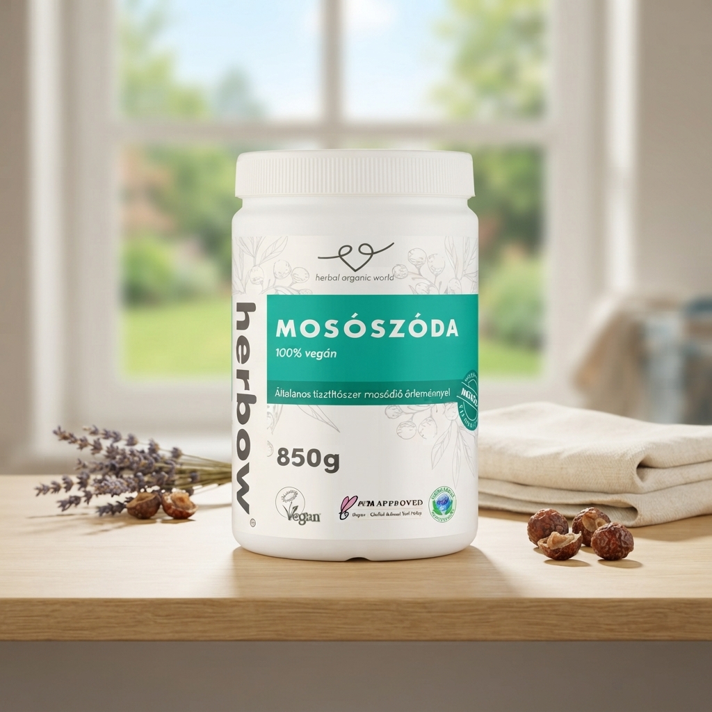 Herbow Univerzálna sóda na pranie s drvinou mydlových orechov (850 g)